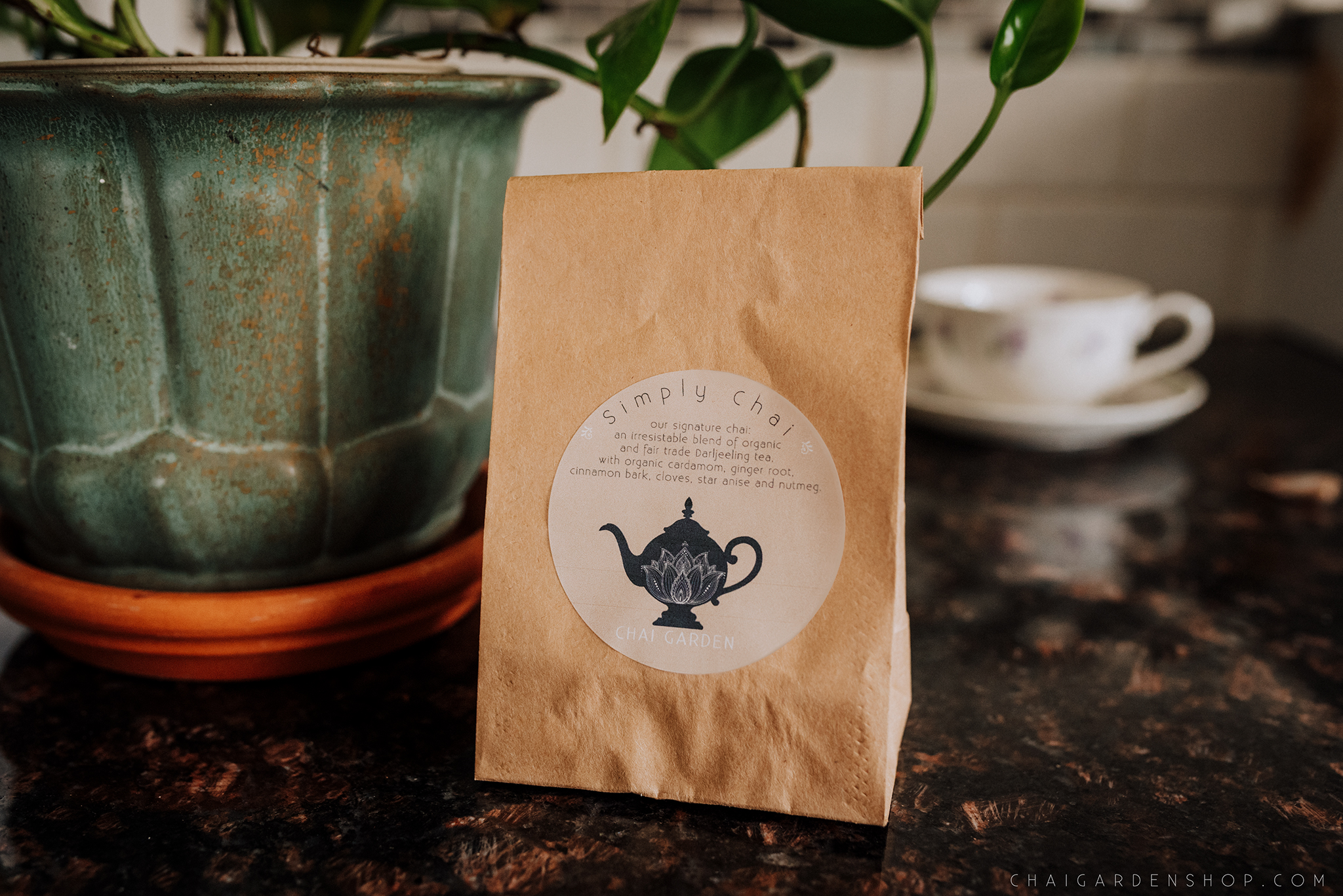 organic chai, organic authentic chai, herbal loose leaf tea